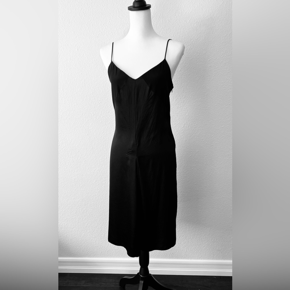Rag & Bone Black Silk Slip Dress sz 4